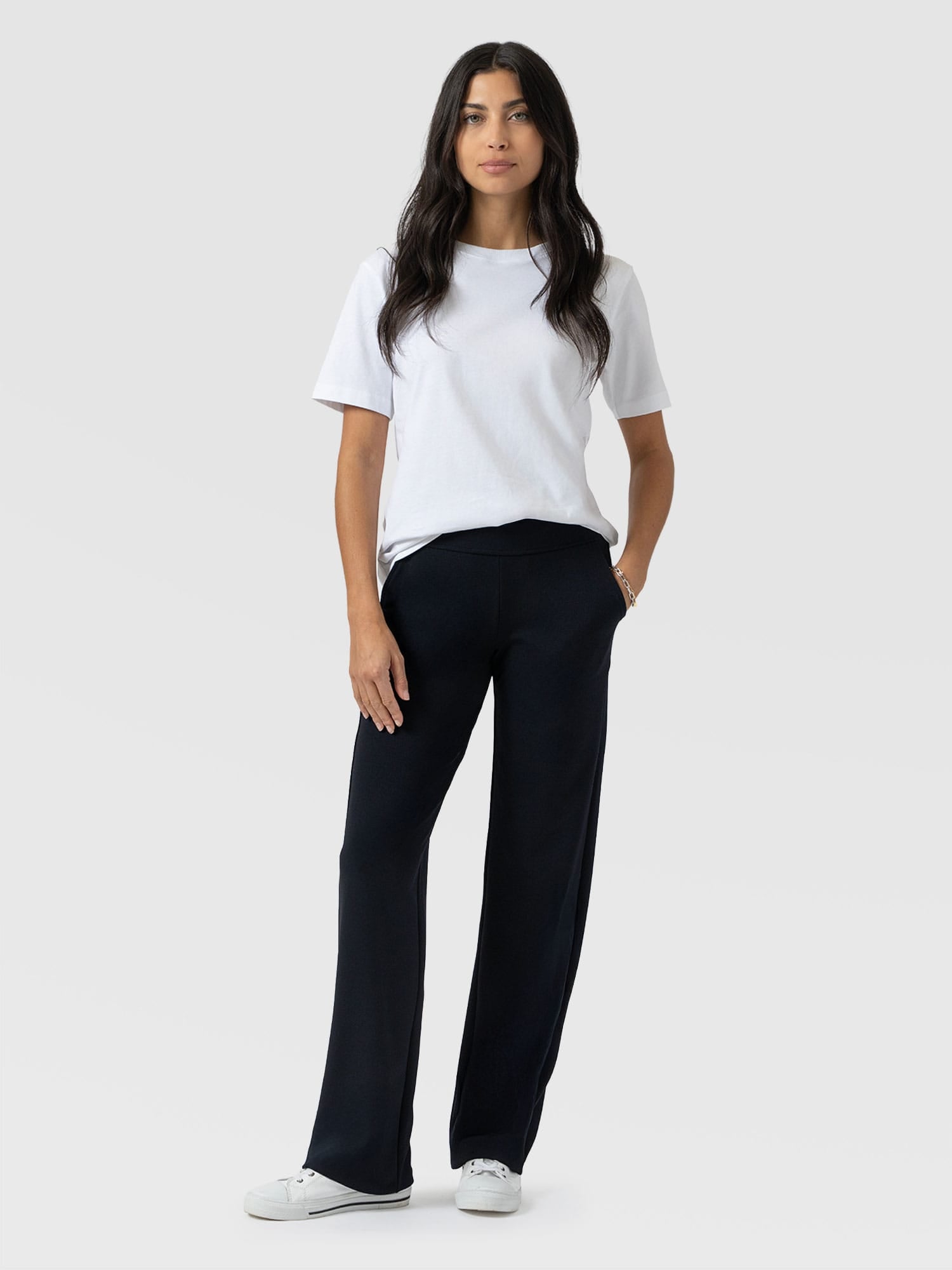 Runway Pant Navy - Women's Pants | Saint + Sofia® USA